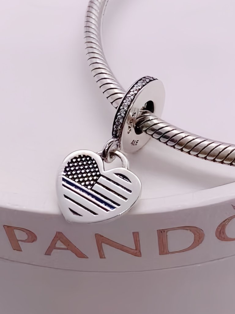 Pandora Usa Flag 756 Exclusive Charm